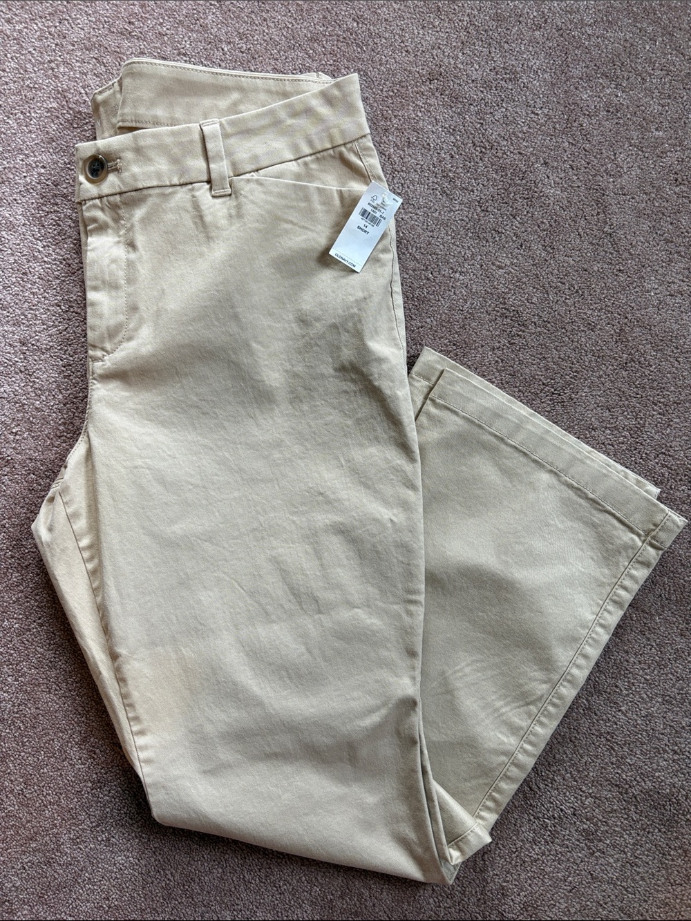 Old Navy Women’s crop chino casual office khaki pants size 14 short NWT